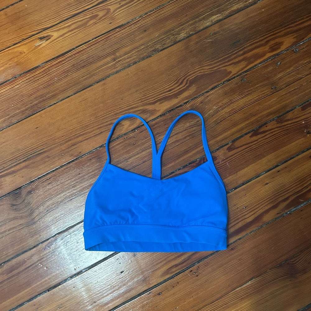 Lululemon Blue Flow Y Bra